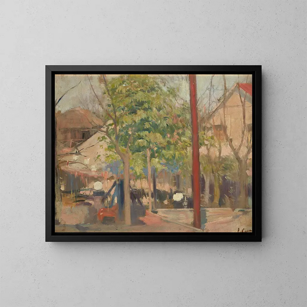 Moulin de la Galette - Ramon Casas — indrammet kunstværk på væggen