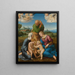 Sainte Famille de Canigiani - Raphaël — indrammet kunstværk på væggen