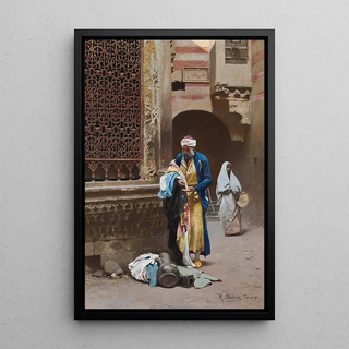 Raphael von Ambros - A Cairene merchant.webp