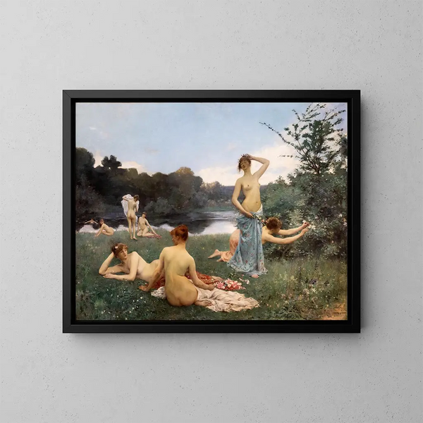 Sommer-maleri - Raphaël Collin — indrammet kunstværk på væggen