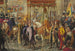 Arbejdsforberedelse til kroningsoptoget for Christian IV i 1596 - Rasmus Christiansen — visning af kunstværket
