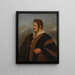 Portrait af Juan Manuel de Rosas - Raymond Monvoisin — indrammet kunstværk på væggen