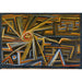 Reproduktion af maleriet Rayonnement og rotation - Paul Klee