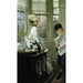 Reproduktion af maleriet Reading the News - James Tissot
