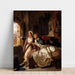 Reproduktion af maleriet Rebecca og den sårede Ivanhoé - Eugène Delacroix
