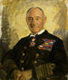 Portrait af grev Jellicoe - Reginald Eves — visning af kunstværket