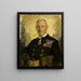 Portrait af grev Jellicoe - Reginald Eves — indrammet kunstværk på væggen