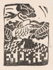 Ex-libris med blomsterpotte - Reijer Stolk — visning af kunstværket