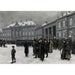 Reproduktion af maleriet af Relève de la garde au palais d'Amalienborg - Paul Fischer