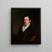 Colonel Mendes Cohen - Rembrandt Peale — indrammet kunstværk på væggen