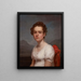 G Kunsttryk af Helen Miller Mme Charles G. Mclean - Rembrandt Peale — indrammet kunstværk på væggen