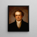 Portrait af Henry Robinson - Rembrandt Peale — indrammet kunstværk på væggen