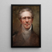 Selvportræt - Rembrandt Peale — indrammet kunstværk på væggen