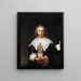 Agatha Bas - Rembrandt van Rijn — indrammet kunstværk på væggen