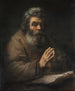 En ældre mand i bøn - Rembrandt van Rijn — visning af kunstværket