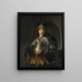 Bellone - Rembrandt van Rijn — indrammet kunstværk på væggen