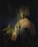 David, der spiller harpe foran Saul - Rembrandt van Rijn — visning af kunstværket