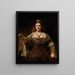 Junon - Rembrandt van Rijn — indrammet kunstværk på væggen