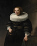 Portrait af en kvinde - Rembrandt van Rijn — visning af kunstværket