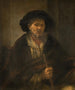 Portrait af en gammel mand - Rembrandt van Rijn — visning af kunstværket
