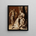 Samson og Dalila - Rembrandt van Rijn — indrammet kunstværk på væggen