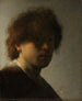 Selvportræt Rembrandt van Rijn - Rembrandt van Rijn — visning af kunstværket