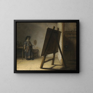 Rembrandt van Rijn - The Artist In His Studio.webp