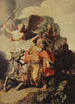 L'âne du prophète Balaam - Rembrandt van Rijn — visning af kunstværket
