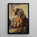 L'âne du prophète Balaam - Rembrandt van Rijn — indrammet kunstværk på væggen