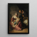 La Sainte Famille - Rembrandt van Rijn — indrammet kunstværk på væggen