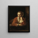 La femme de ménage - Rembrandt van Rijn — indrammet kunstværk på væggen