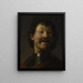 L'homme qui rit - Rembrandt van Rijn — indrammet kunstværk på væggen