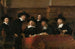 Syndikerne i Amsterdamers væverlaug - Rembrandt van Rijn — visning af kunstværket