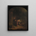 La Visitation - Rembrandt van Rijn — indrammet kunstværk på væggen