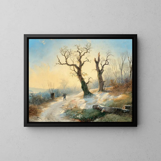 Remigius Adrianus van Haanen - Returning Home in Winter.webp