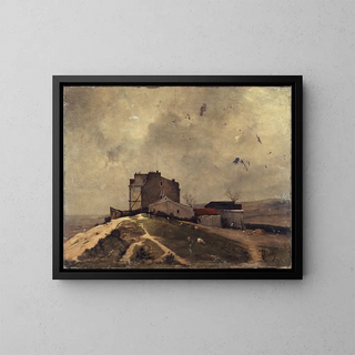 Ren Billotte - Vue de Montmartre aux environs du moulin de la Galette.webp
