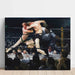 Reproduktion af maleriet af boksekamp hos Sharkey - George Bellows