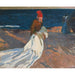 Reproduktion af maleriet Rentrant la voile, plage de Valence - Joaquín Sorolla
