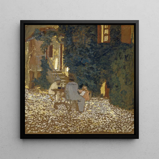 Måltid i en have - Édouard Vuillard