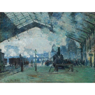 Reproduction Arrivée du train de Normandie - Claude Monet