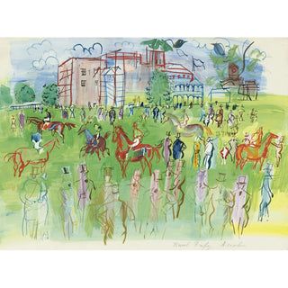 Reproduction Avant le Départ, Ascot - Raoul Dufy