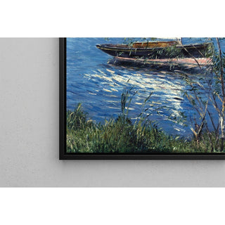 Reproduction Bateau au mouillage sur la Seine à Argenteuil - Gustave Caillebotte