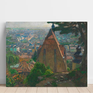 Reproduction Blick auf Mödling - Carl Moll