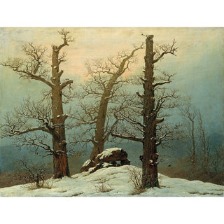 Reproduction Cairn sous la neige - Caspar David Friedrich