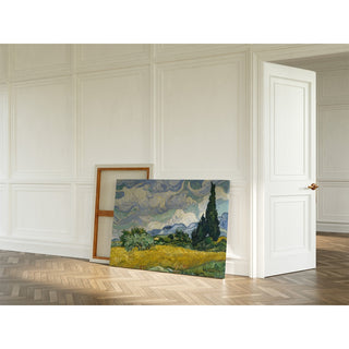 Reproduction Champ de blé avec cyprès - Vincent van Gogh