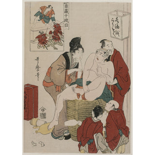 Reproduction Chushingura - Acte X du Trésor de la Loyauté - Kitagawa Utamaro