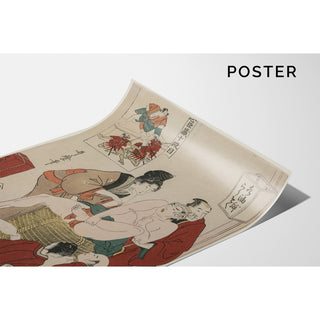Reproduction Chushingura - Acte X du Trésor de la Loyauté - Kitagawa Utamaro