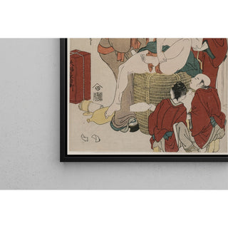 Reproduction Chushingura - Acte X du Trésor de la Loyauté - Kitagawa Utamaro