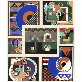 Reproduction Collection Décors et Couleurs Pl.02 - Georges Valmier