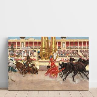 Reproduction Course de chariots dans le cirque - Raffaello Sorbi